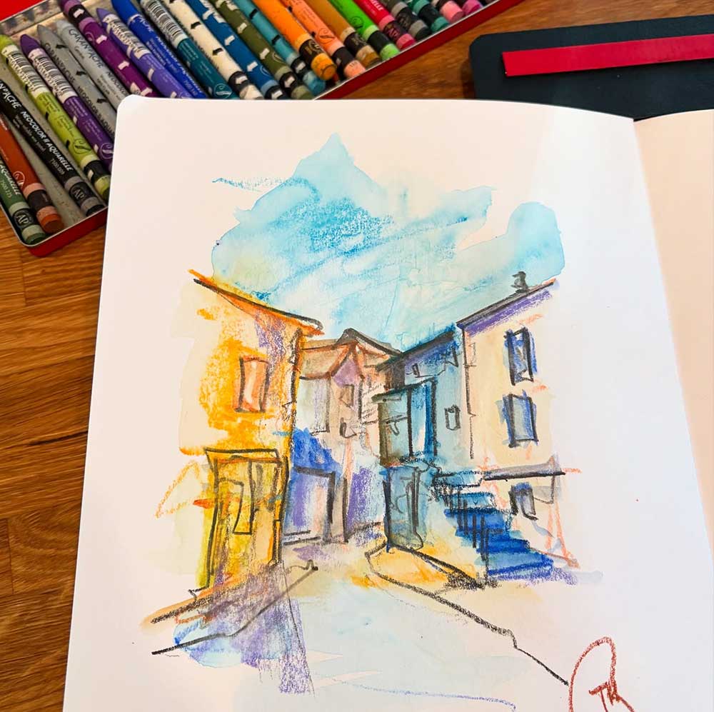 A Week of Loose Sketching in the Dordogne, France