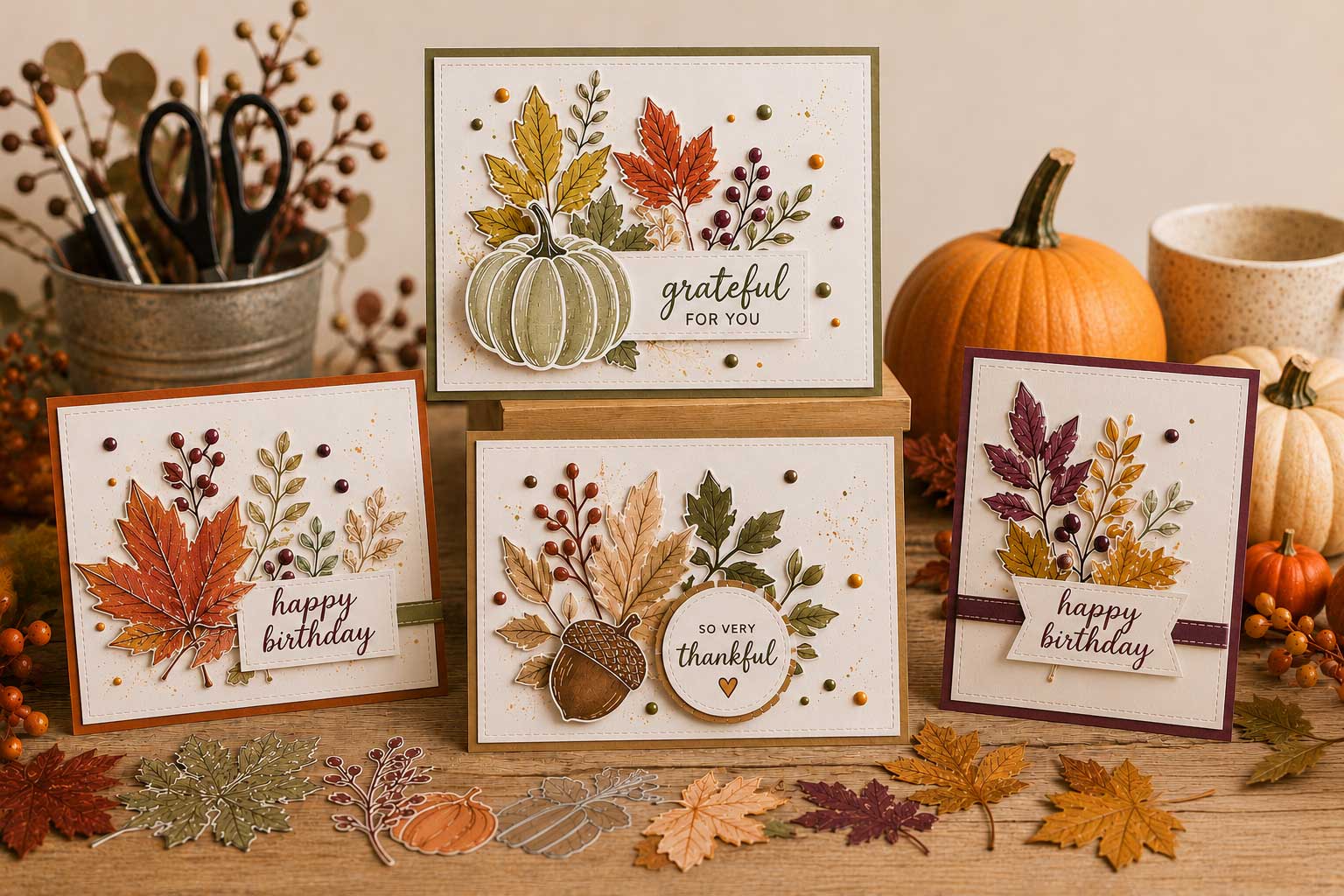 Card Club - Pumpkins and Harvest